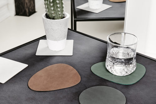 Placemat LIND DNA bruin grijs groen