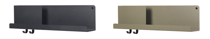 Muuto - folde shelf black green medium